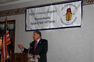 Bucks County Sports HOF President John Chaump